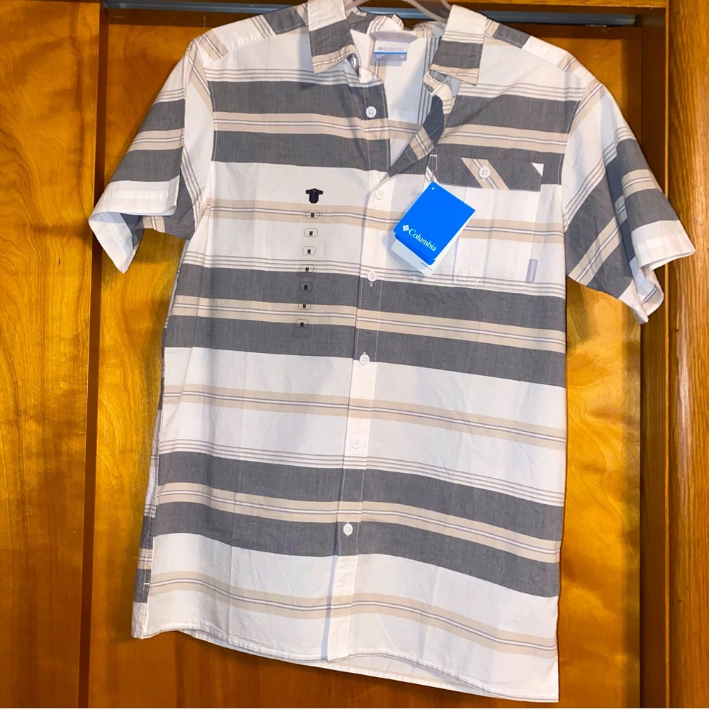 Mens Columbia Button Up